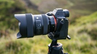 The Sony A7 III on a tripod in the Scottish Highlands