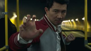 Simu Liu as the titular character in Marvel&#039;s Shang-Chi and the Legend of the Ten Rings