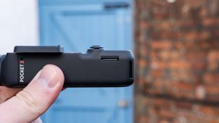 DJI Osmo Pocket 3 held in hand