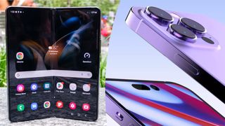 Galaxy Z Fold 4 vs iPhone 14 Pro