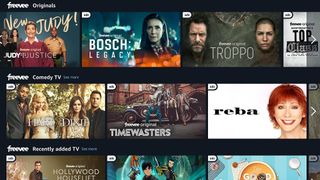Amazon Freevee on a web browser
