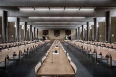 Arne Jacobsen Saint Catherine College canteen