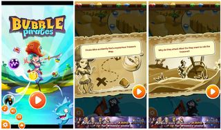 Bubble Pirates Menu and Story