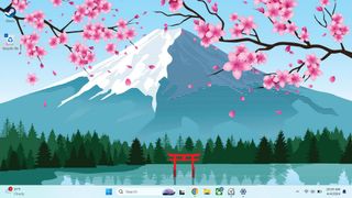 windows 11 theme springtime art