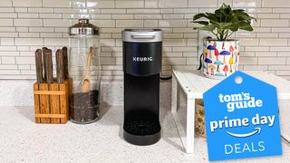 Keurig K-Mini coffee maker in kitchen