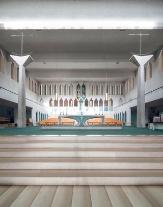 The winged altar in the Concattedrale Gran Madre di Dio