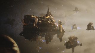 Still from the video game Battlefleet Gothic: Armada 2.