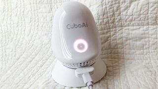 Back view of Cubo Ai Plus smart baby monitor