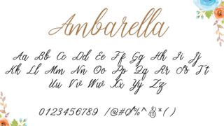 Best free fonts: Sample of Ambarella