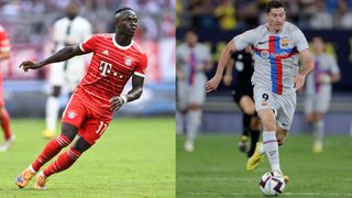 Sadio Mane och Robert Lewandowski i action för sina nya klubbar