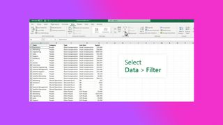 How to filter in Excel