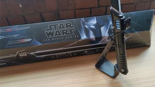 The Black Series Mandalorian Darksaber Force FX Elite Lightsaber