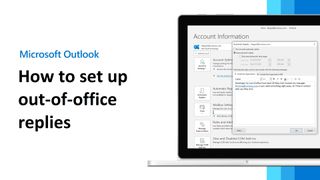 How to set up "out of office" in Outlook