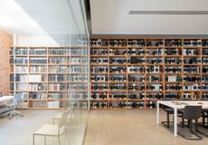 library inside David Zwirner office