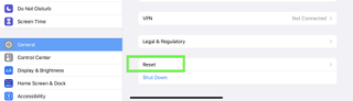 reset - how to reset ipad step by step instructions