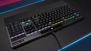 Corsair k70 rgb pro on desk