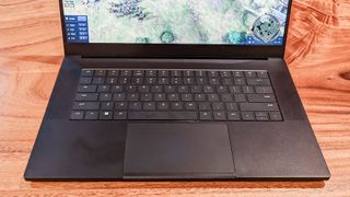 Razer Blade 15 keyboard and trackpad