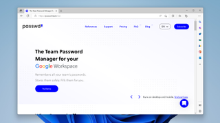 Website screenshot for Passwd.team 