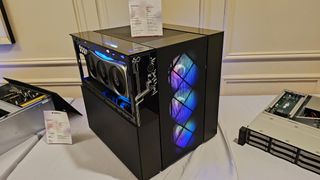 InWin booth at CES 2024