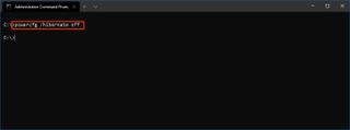 Windows 10 disable hibernation