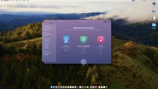 CleanMyMac X on a macOS desktop