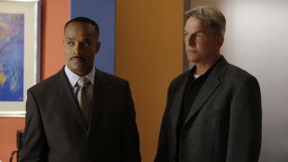 Rocky Carroll and Mark Harmon on NCIS