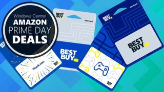 Image of Best Buy gift cards.