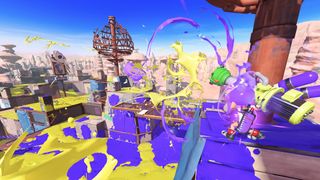 Splatoon 3 Turf War battle