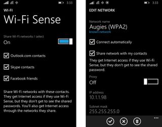 Wi-Fi Sense