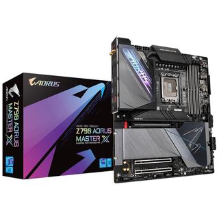 GIGABYTE Z790 AORUS Master X (LGA 1700/ Intel Z790 X/EATX/ DDR5/ 5* M.2/ PCIe 5.0/ USB 3.2 Type-C/Wi-Fi 7/ 10GbE LAN/Q-Flash Plus/EZ-Latch Plus/Motherboard)