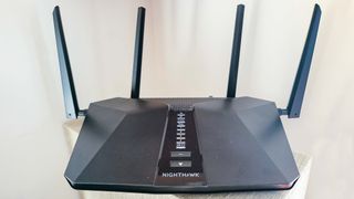 Tops view of Netgear Nighthawk AX6 (RAX50)