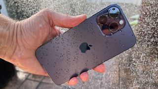 Apple iPhone 14 Pro Max all wet