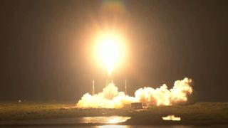 A Falcon 9 rocket topped with 56 Starlink spacecraft launched from Florida's Cape Canaveral Space Force Station on Thursday at 4:32 a.m. EST (0932 GMT). 