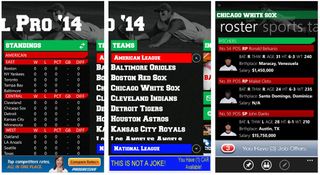 Baseball Pro 14 Team Pages