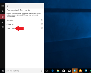 Xbox Live on Cortana