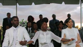 The Bordelon siblings at their father's funeral on Queen Sugar