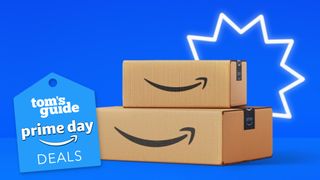 Illustration of two Amazon delivery boxes