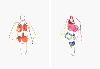 Maison Margiela Illustrations by Lara Mackenzie Lee.