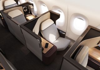 Qantas Airbus A350 cabin