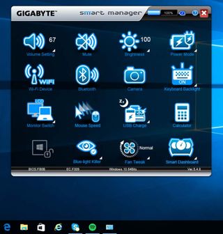 Gigabyte P37X v5 smart manager