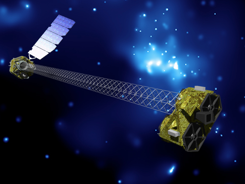 Artist&#039;s concept of NuSTAR in Orbit