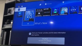 Playstation running PPPwm jailbreak using LG Smart TV