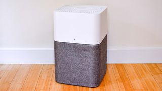 Blueair Blue Pure 211+ Auto air purifier on wooden floor