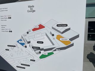 Map of Made by Google August 2024 event.