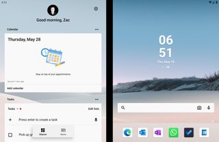 Microsoft Launcher Dual Screen