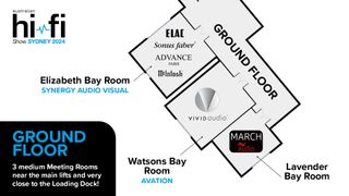 Floor plans for the Australian Hi-FI Show 2024