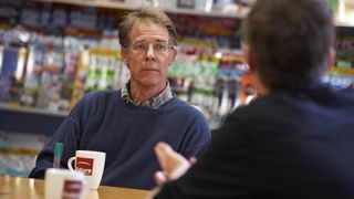 American science fiction author Kim Stanley Robinson, photographed during a discussion with SFX Magazine