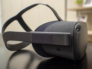 Oculus Quest closeup on table