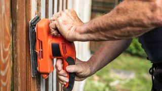 Sanding fence