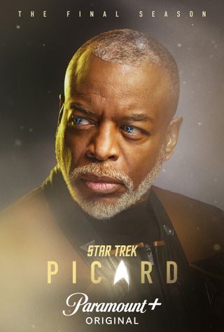 A promotional headshot of Levar Burton as Geordi La Forge.